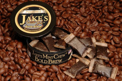 Jake's Mint Chew Tobacco Free, Nicotine Free, Caffeinated, Bold Brew coffee pouches: A nice, easy, clean, alternative to a cup of coffee