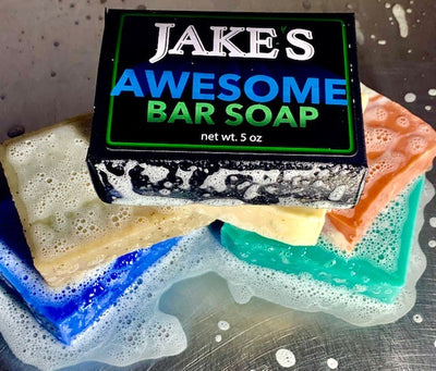 Jake's Awesome Bar Soap Available in 5 Scents!