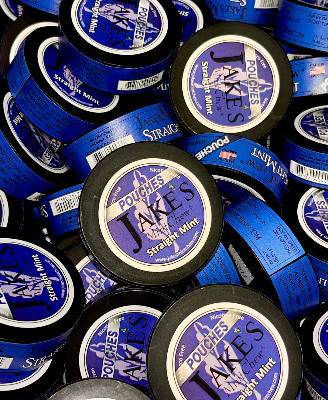 Premium chewing tobacco alternative. Quit dip with Jake's Mint Chew