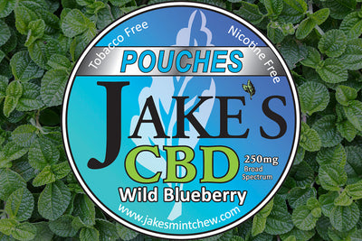 Tin of CBD Pouches - Wild Blueberry